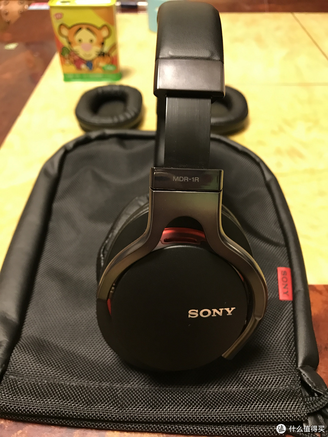 SONY 索尼 MDR-1RMK2 头戴式耳机 更换耳机棉罩作业