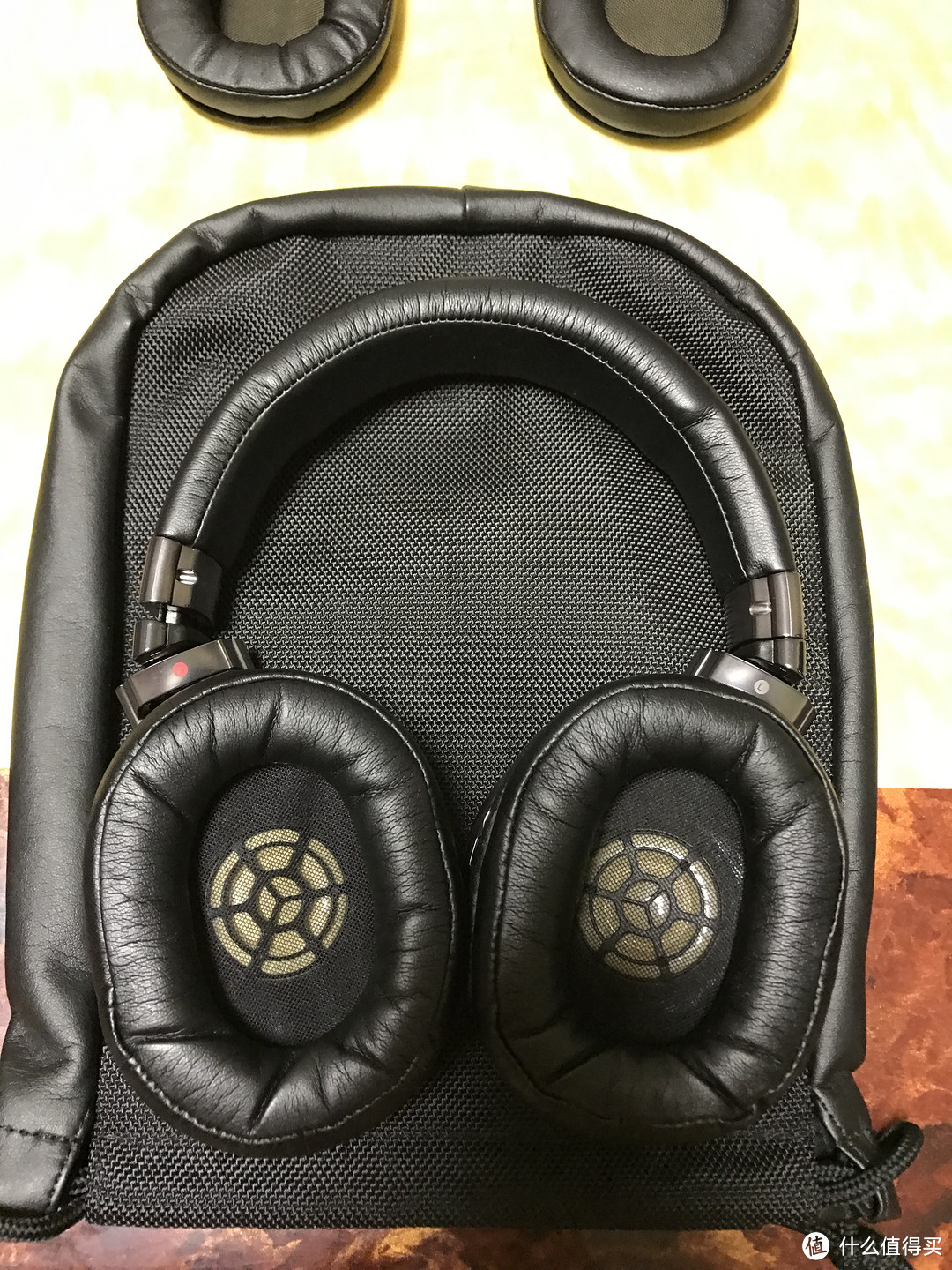 SONY 索尼 MDR-1RMK2 头戴式耳机 更换耳机棉罩作业