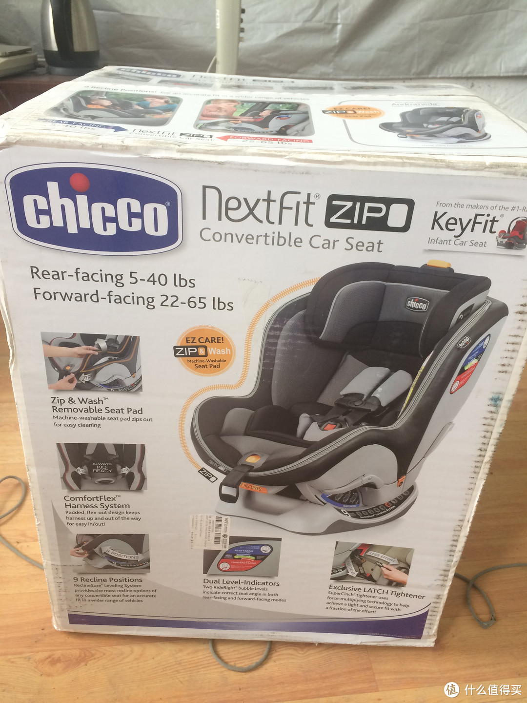 #原创新人#Chicco 智高 Nextfit zip 儿童汽车安全座椅开箱感受