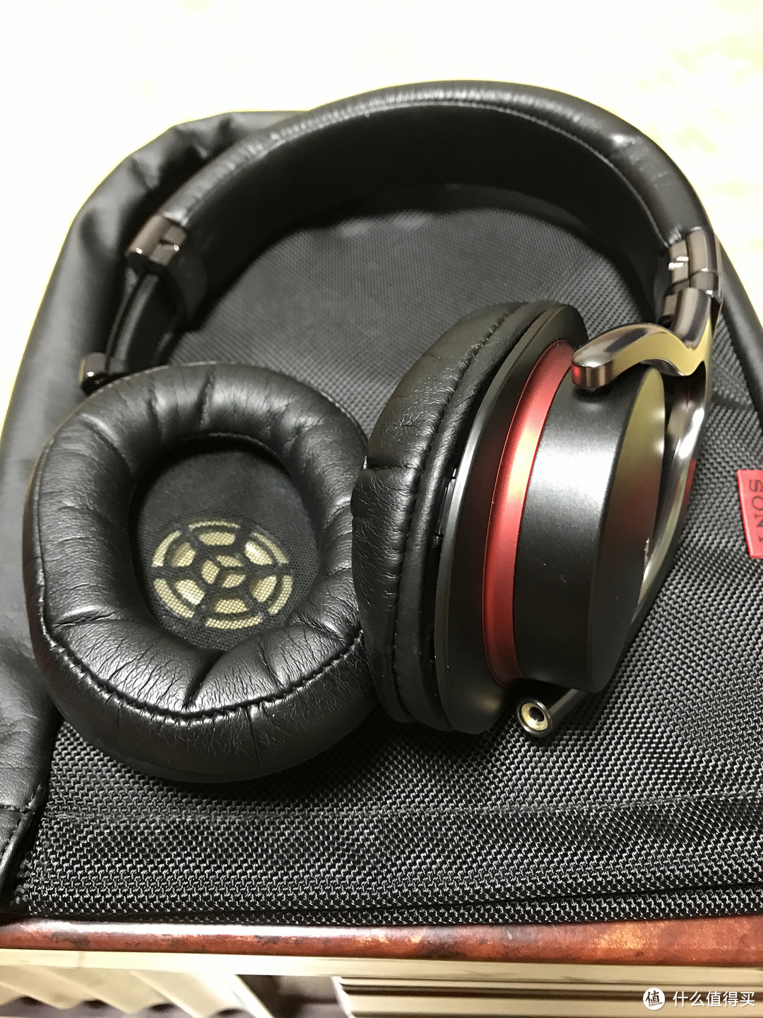 SONY 索尼 MDR-1RMK2 头戴式耳机 更换耳机棉罩作业