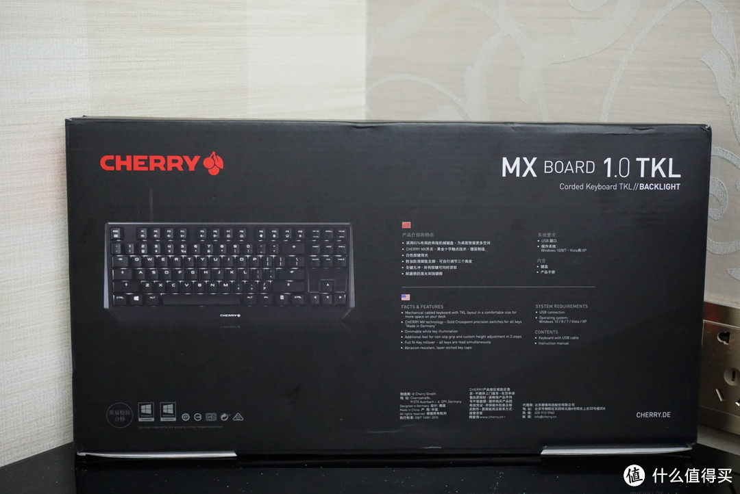 6.0+9.0—cherry MX 1.0 机械键盘开箱简评