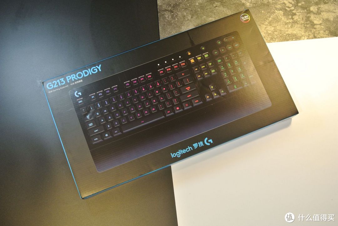 炫酷RGB全彩，Logitech 罗技 G213 PRODIGY RGB游戏键盘