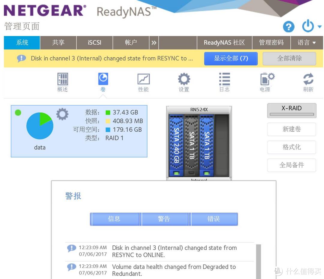 #本站首晒# 天生10G万兆网口NAS — NETGEAR 网件 ReadyNAS-RN524X测评