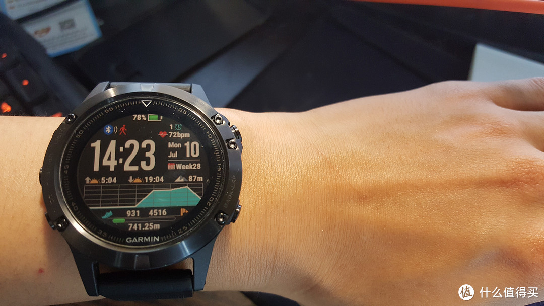 #原创新人#GARMIN 佳明 fenix 5 户外GPS心率表 简单体验