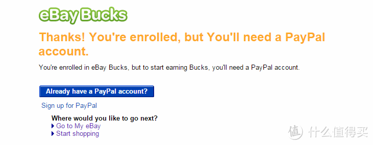 ebay bucks注册成功