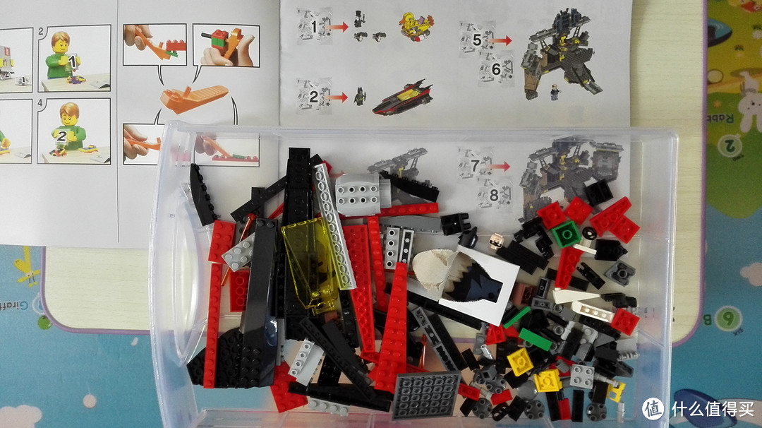 LEGO 乐高 70909 蝙蝠洞突袭 开箱拼玩记录