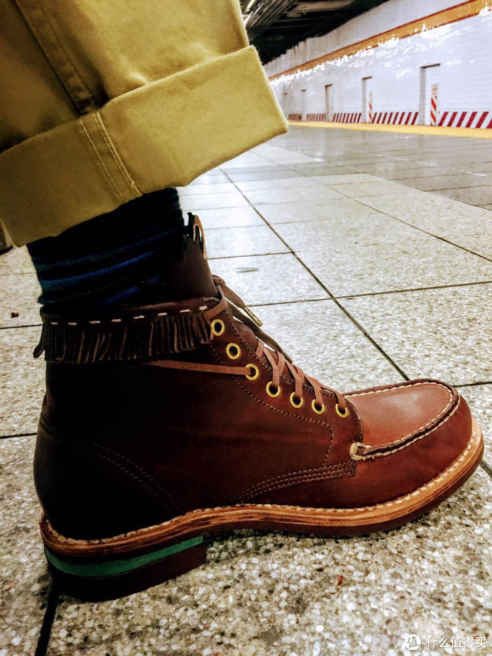 #原创新人# visvim BLACKFOOT MOC TOE 开箱