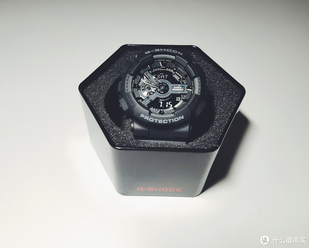 细手腕也要戴大表盘—CASIO G-SHOCK 黑武士开箱