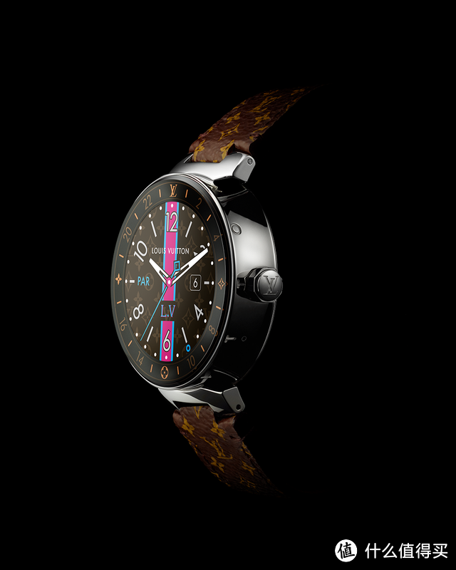 #本站首晒# 当奢侈品遇上数码 — Louis Vuitton 路易威登 Tambour Horizon 智能手表