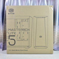 酷冷至尊 MasterBox Lite 5 中塔机箱外观展示(面板|接口|防尘网|风扇位)
