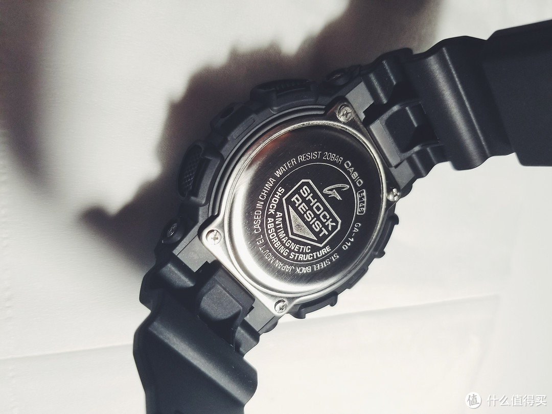 细手腕也要戴大表盘—CASIO G-SHOCK 黑武士开箱