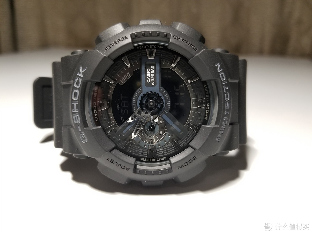 细手腕也要戴大表盘—CASIO G-SHOCK 黑武士开箱