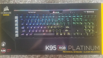 美商海盗船 K95 机械键盘开箱展示(键帽|宏键|Logo|掌托|按钮)