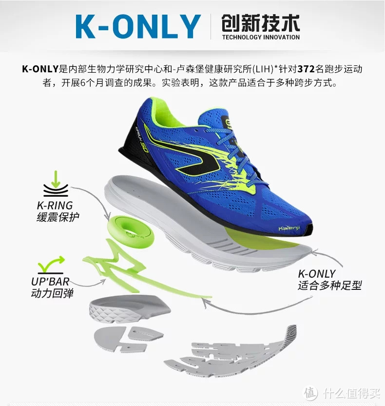 找到你自己的节奏，享受跑步的快乐：DECATHLON 迪卡侬 KALENJI 快羚径 kiprun SD跑鞋