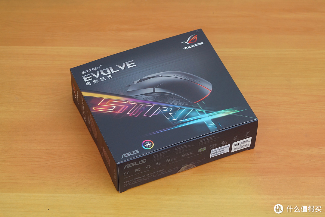 可换皮肤的鼠标 华硕 ROG Strix Evolve 开箱体验