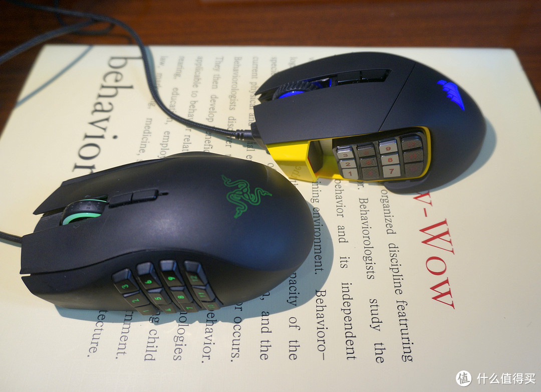 谁才是更好的“电话鼠” — Razer 雷蛇 那伽梵蛇 vs CORSAIR 美商海盗船 执法者pro游戏鼠标