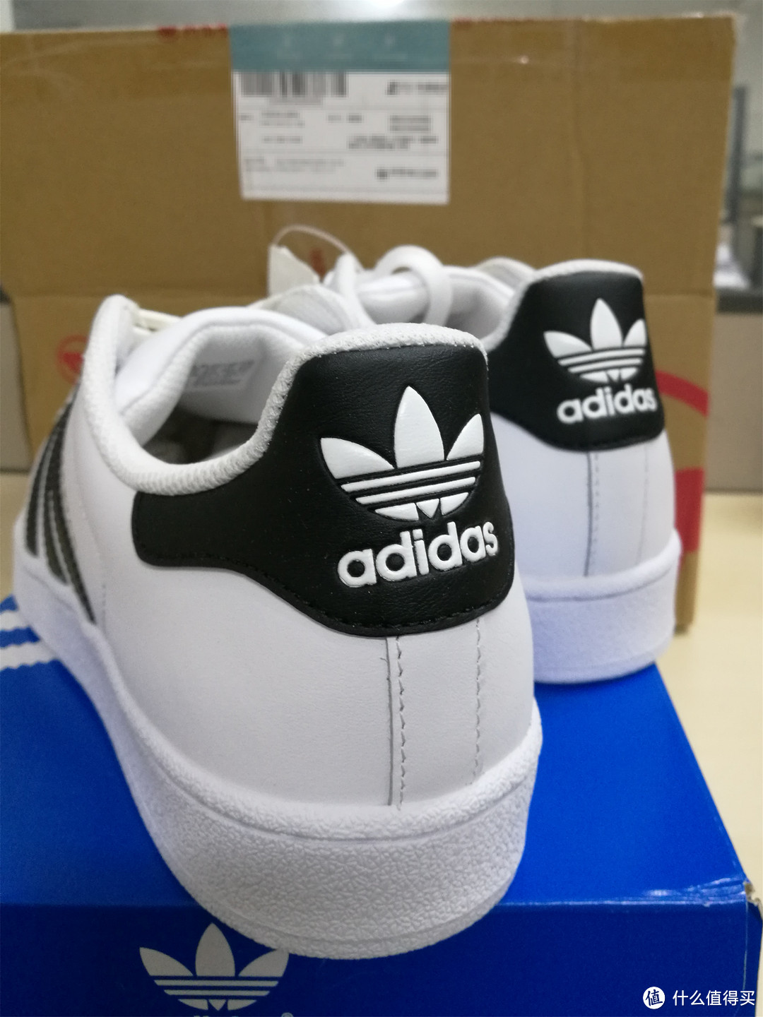 #原创新人# 第一双小白鞋海淘记 — adidas 阿迪达斯 Superstar 金标贝壳头板鞋