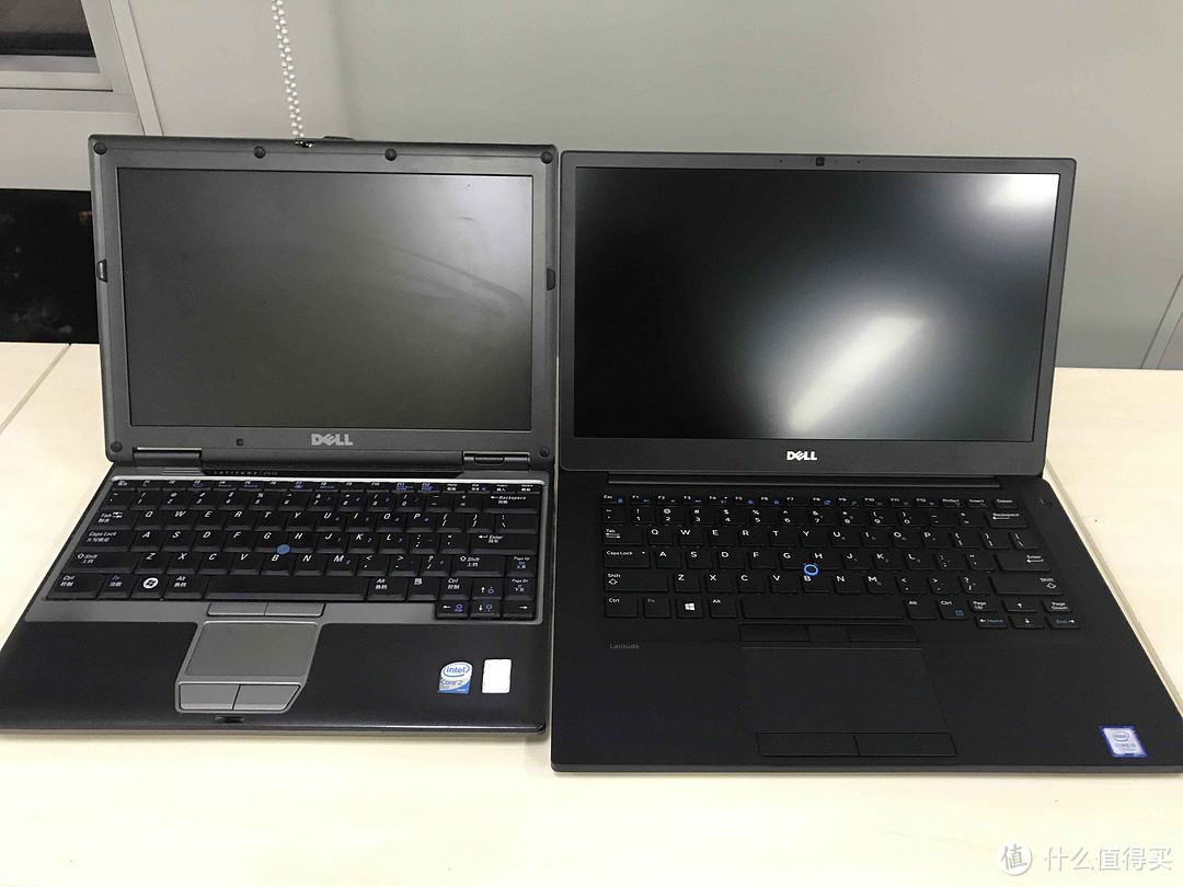 #本站首晒##一次过#廉颇尚能饭？十年后再入性冷淡商务本 — 戴尔 Dell Latitude 7480 与D430的忘年之交