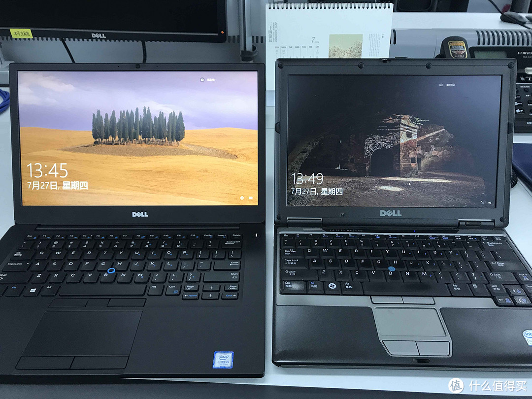 #本站首晒##一次过#廉颇尚能饭？十年后再入性冷淡商务本 — 戴尔 Dell Latitude 7480 与D430的忘年之交