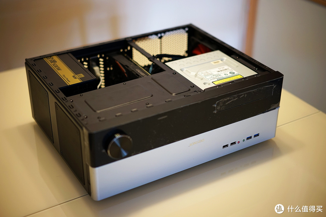 去购买￥299jonsbo/乔思伯 g3 htpc机箱 台式机卧式电脑atx机箱 客厅