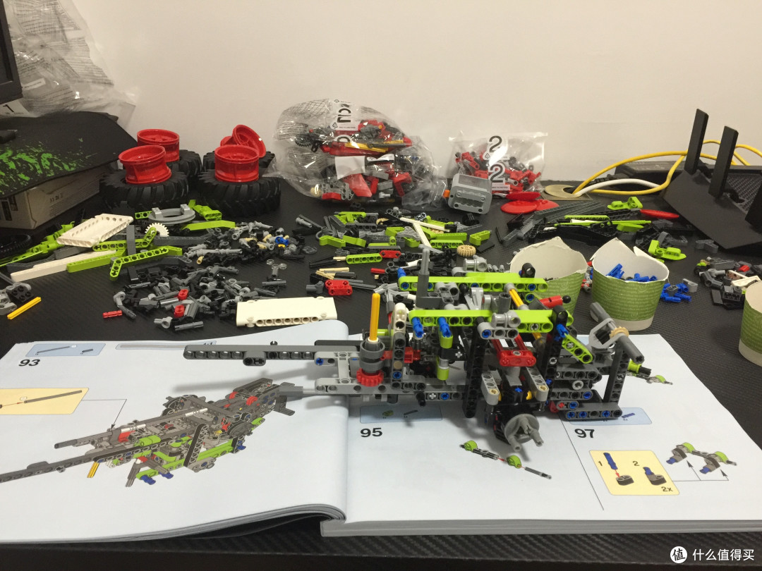 #原创新人#LEGO 乐高 科技组三兄弟，已完成：42043+42054，待完成：42055