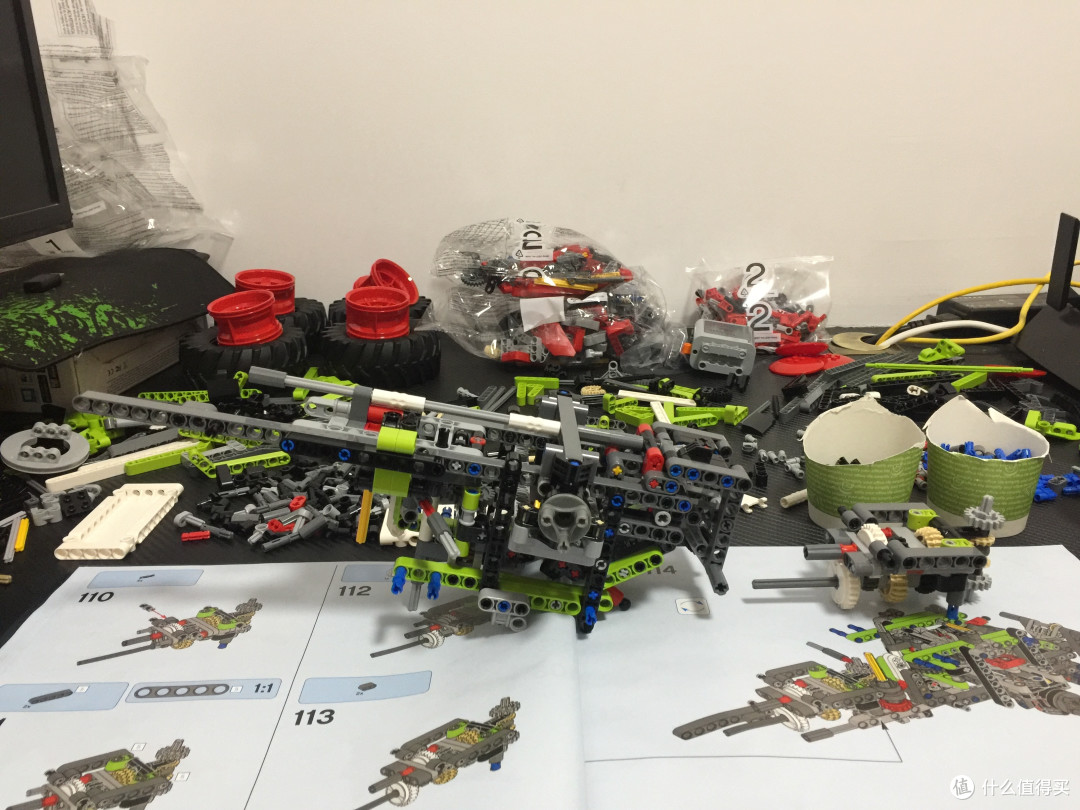 #原创新人#LEGO 乐高 科技组三兄弟，已完成：42043+42054，待完成：42055