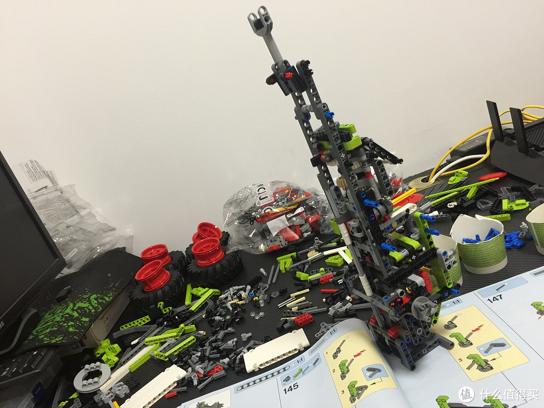 #原创新人#LEGO 乐高 科技组三兄弟，已完成：42043+42054，待完成：42055