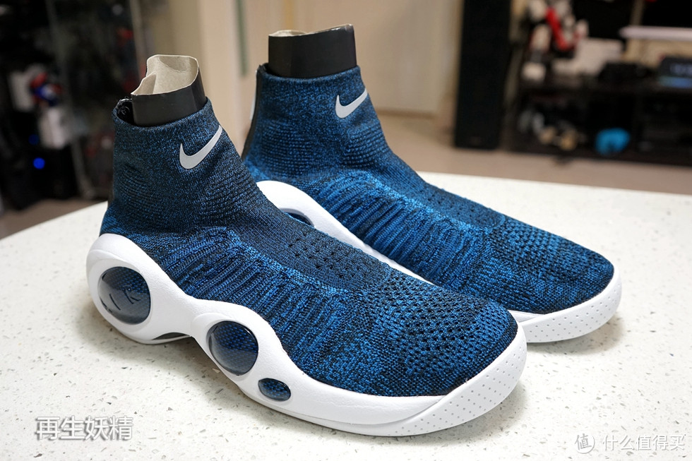 NIKE 潮鞋？ NIKE FLIGHT BONAFIDE 国行蓝色 开箱上脚