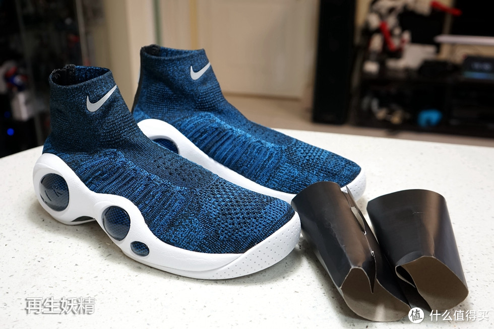 NIKE 潮鞋？ NIKE FLIGHT BONAFIDE 国行蓝色 开箱上脚