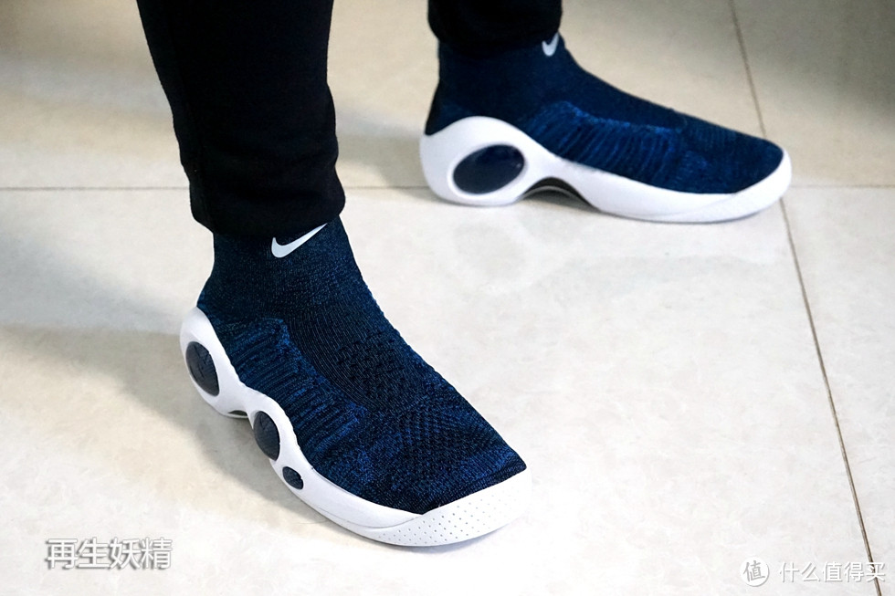 NIKE 潮鞋？ NIKE FLIGHT BONAFIDE 国行蓝色 开箱上脚