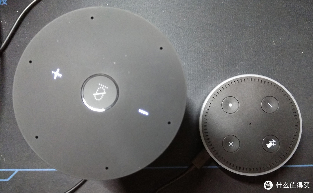 Amazon 亚马逊 Echo Dot 二代与TMALL GENIE 天猫精灵 X1 智能语音助手对比简评