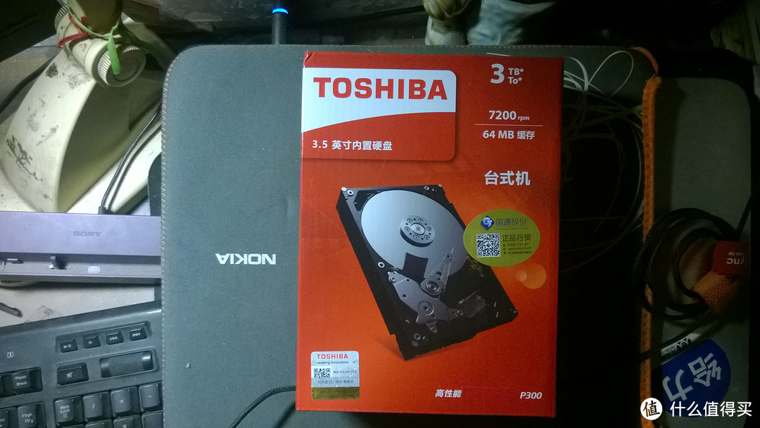 给大老婆买的新包包：TOSHIBA 东芝 P300系列 7200RPM 台式机硬盘 晒单