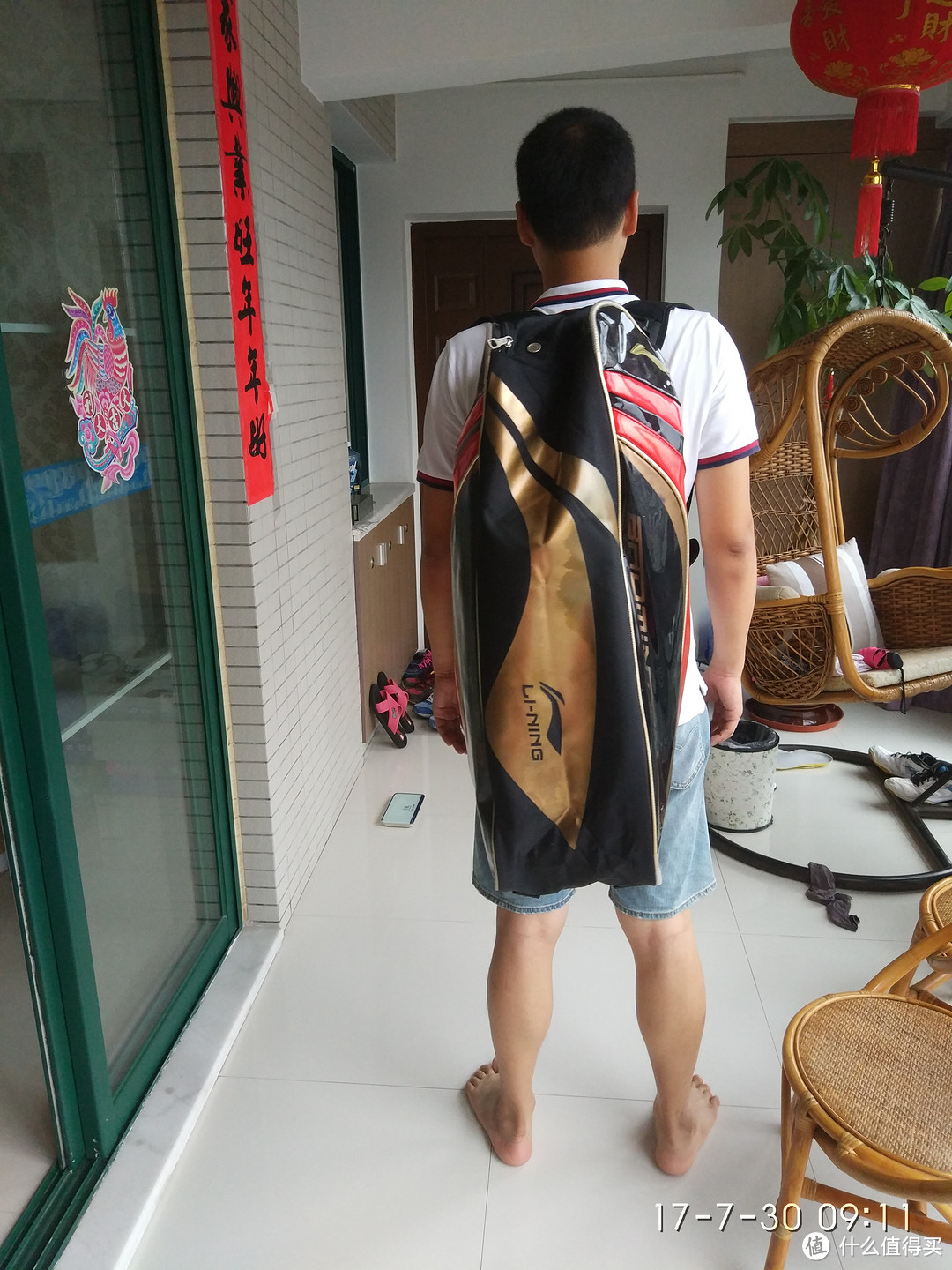 不完美进化:LI-NING 李宁 ABJJ058-1 羽毛球包+真人兽