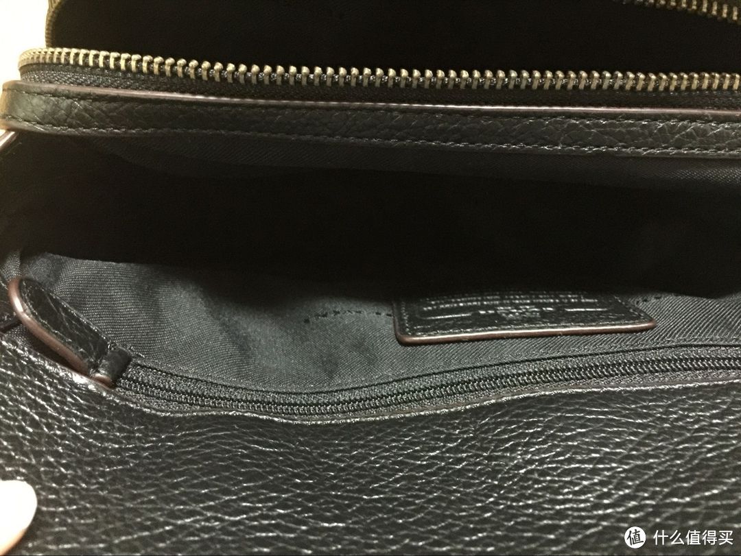 6pm入手COACH 蔻驰 Canyon Quilt Denim Mercer 30 女士真皮单肩包，颇有点中看不中用