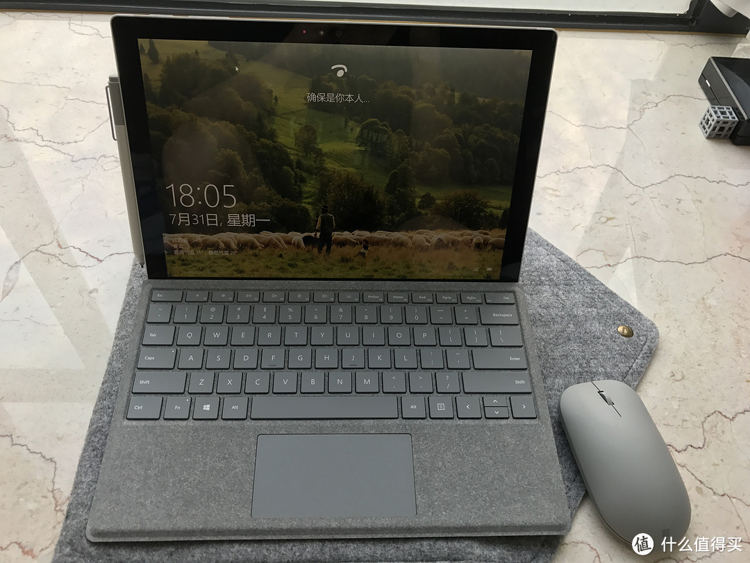 #原创新人# Microsoft 微软 Surface Pro 4 特质键盘及Surface鼠标 开箱使用心得