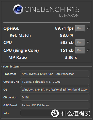 三千预算上3A平台 — Ryzen 3 1200 + RX550 装机实录