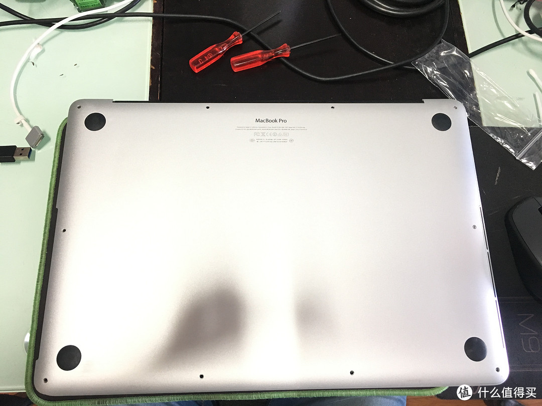 Apple 苹果 MacBook Pro a1398（me294） 笔记本电脑 换电池记录
