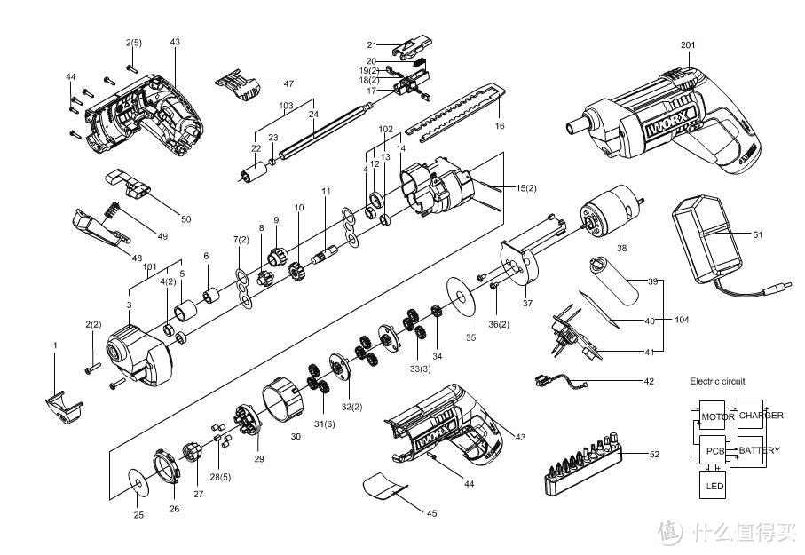 WORX 威克士WX252 4V伸缩电动螺丝刀电批评测