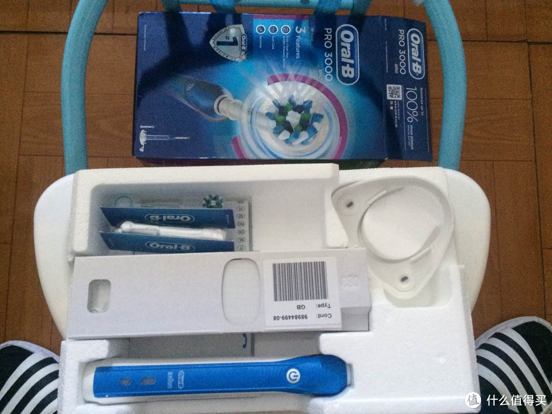 英亚直邮 Oral-B Pro 3000 开箱