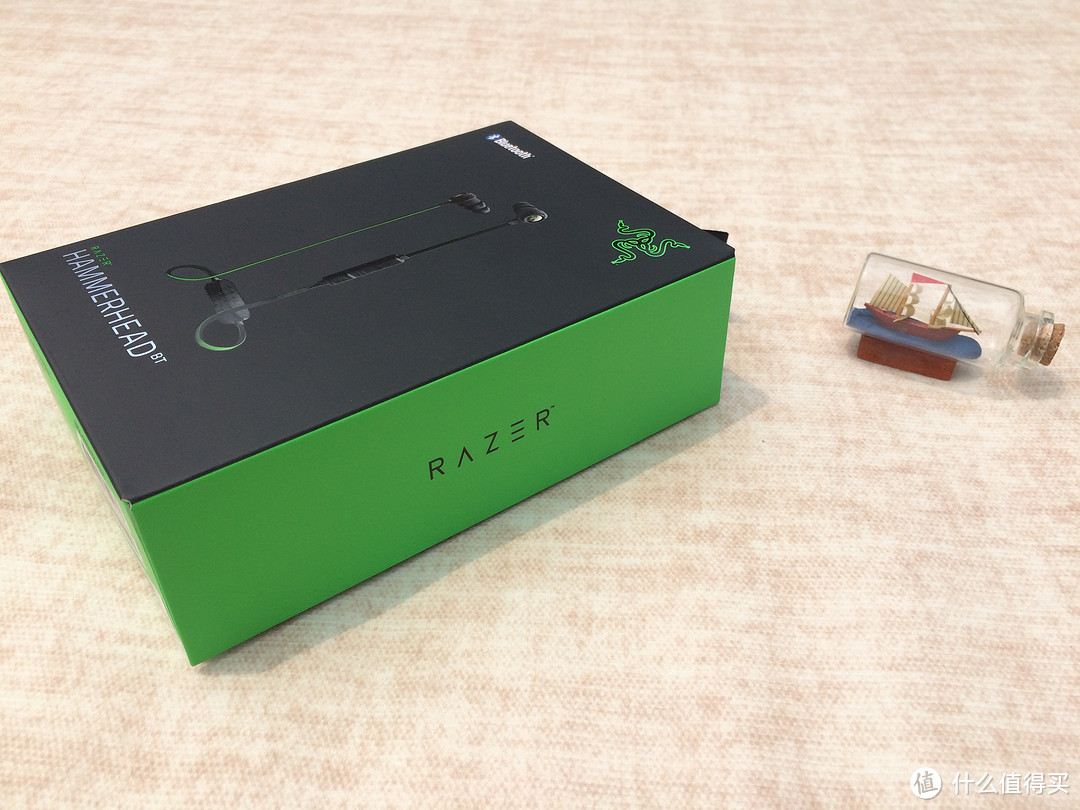 无线让你的运动更自由：RAZER 雷蛇 Hammerhead 战锤狂鲨BT 入耳式蓝牙耳机耳机 带灯光开箱分享