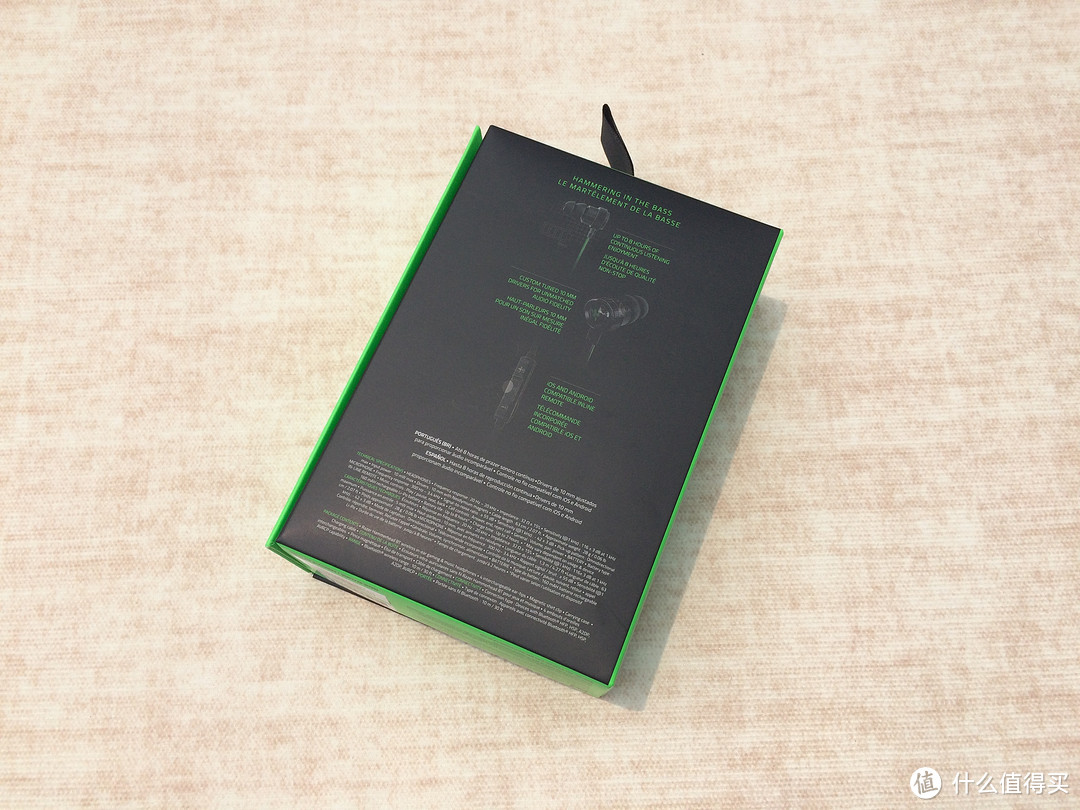 无线让你的运动更自由：RAZER 雷蛇 Hammerhead 战锤狂鲨BT 入耳式蓝牙耳机耳机 带灯光开箱分享