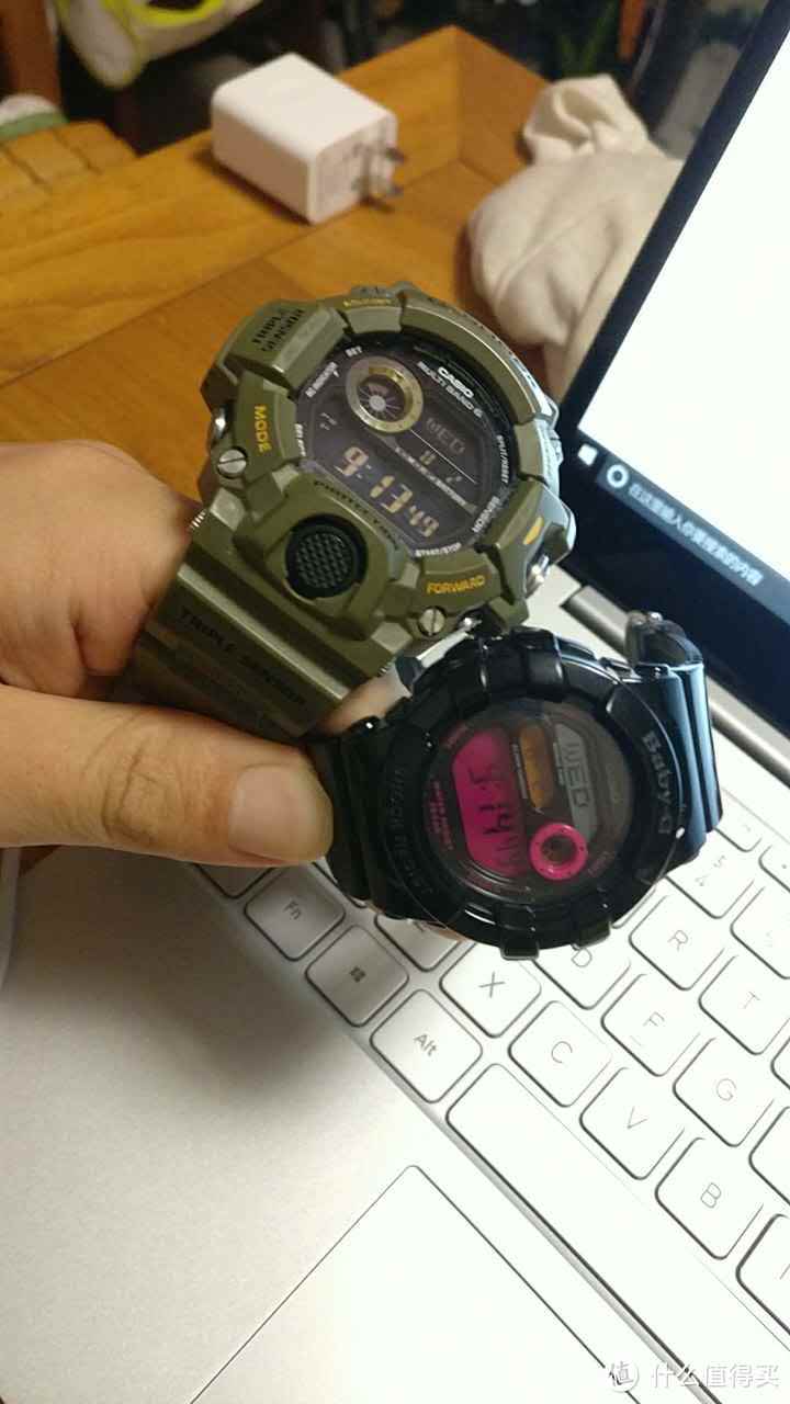 上山下海：CASIO 卡西欧 G-SHOCK GW-9400-3CR 男款运动表军 绿色晒单