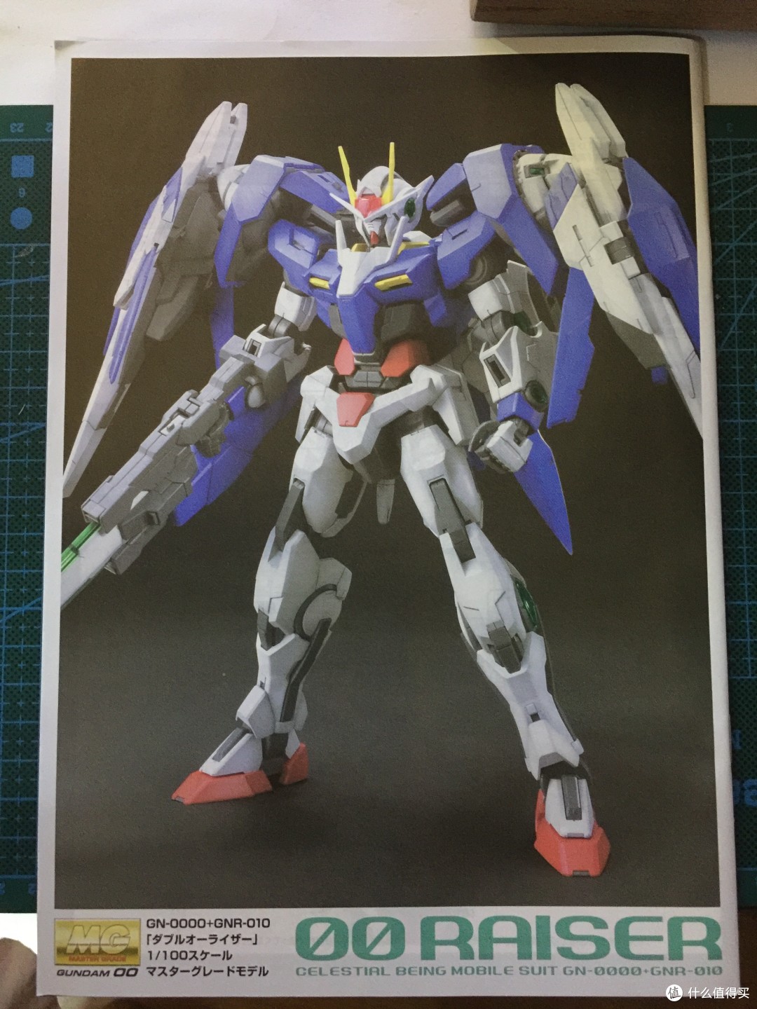 BanDAI 万代 MG GN-0000+GNR-010/XN RAISER 外传机体全机组武器 开箱