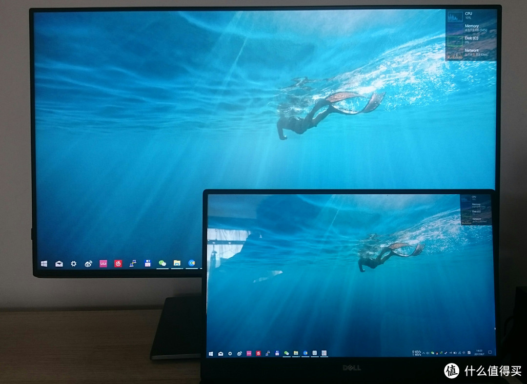 DELL 戴尔 U2417H 23.8英寸 IPS液晶显示器 & NiZ nano75 双模静电容键盘 开箱