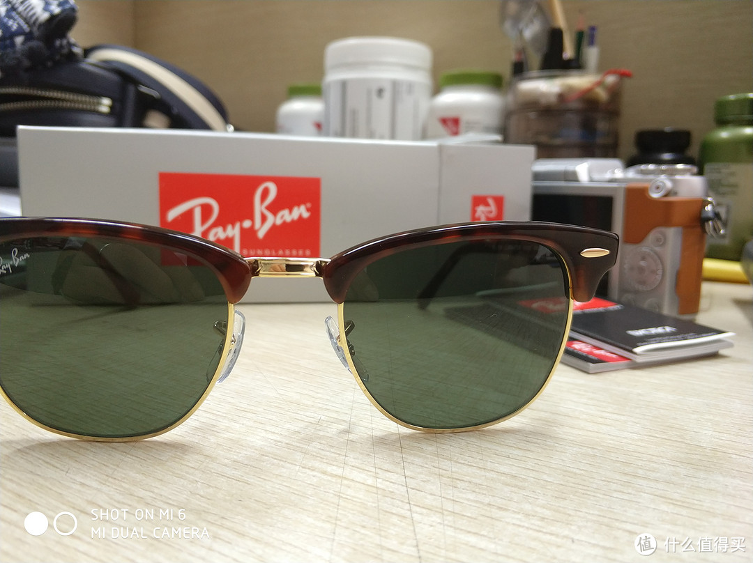 #原创新人# Ray-Ban 雷朋 RB3016 Clubmaster 复古款太阳镜 晒单