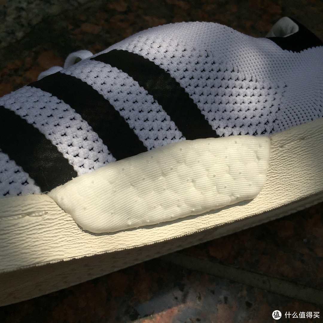 #原创新人# adidas 阿迪达斯 SUPERSTAR BOOST PK 贝壳头首晒