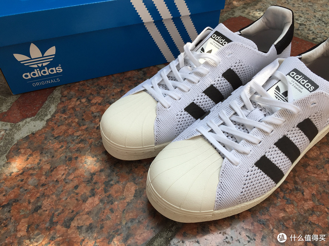 #原创新人# adidas 阿迪达斯 SUPERSTAR BOOST PK 贝壳头首晒