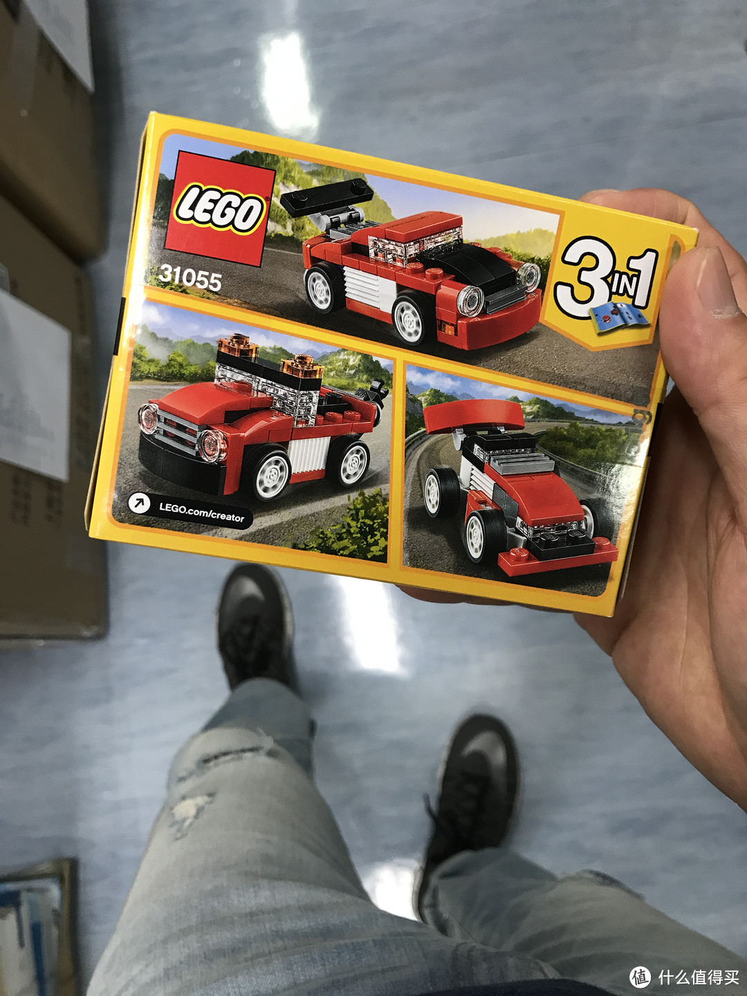 #本站首晒#一套LEGO三种玩法！乐高创意百变系列 Creator 31055 三合一小车