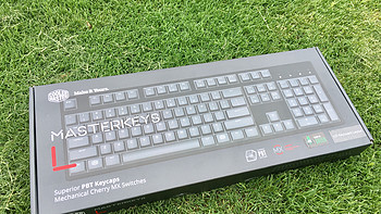 酷冷至尊 MasterKeys L With PBT 烈焰枪 XT V2 机械键盘开箱介绍(包装|键盘|数据线|拔键器|转接器)
