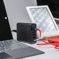 安克 高通QC3.0 5口快速充电器使用总结(电流|电压|做工)